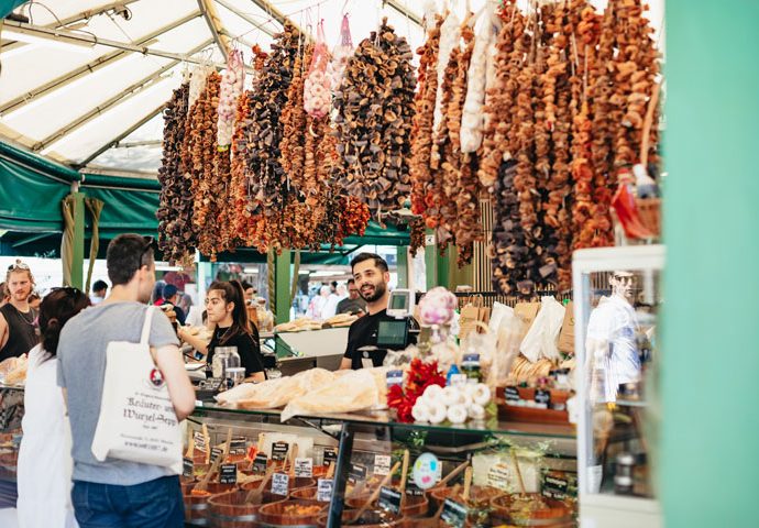 Viktualienmarkt especias y queso